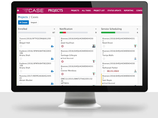 CASE Product - Project Management Demo