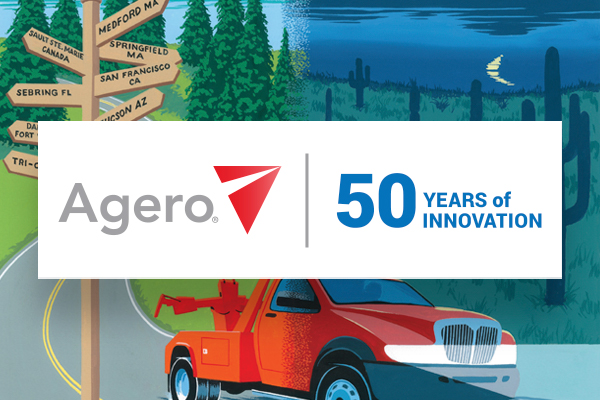 Commerative Poster Agero 50 Years of Innovation