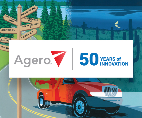 Commerative Poster Agero 50 Years of Innovation