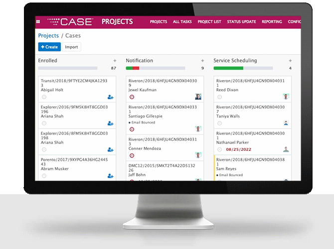 CASE Product - Project Management Demo