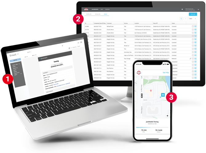 Agero TowTo Product Features