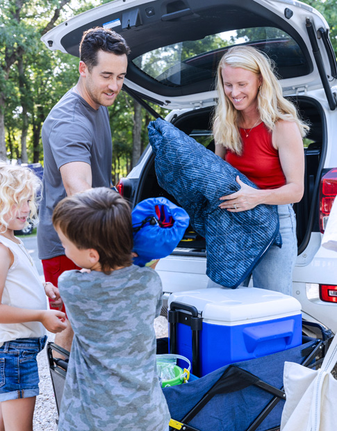 Agero Roadside Membership Program - Family loading Vehicle