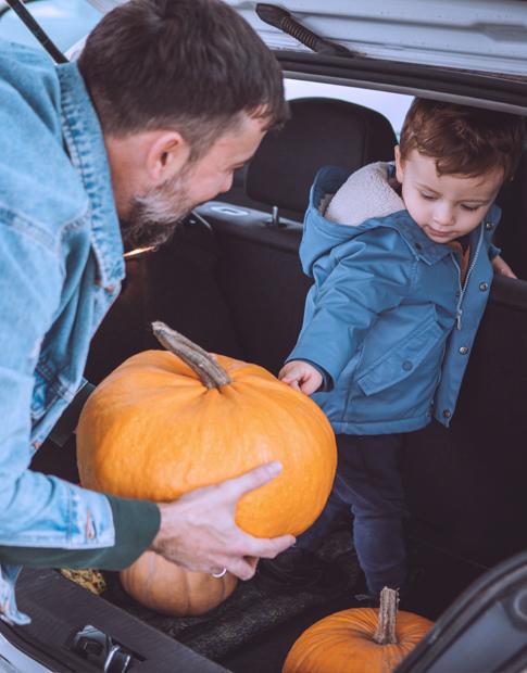 Agero - Fall Dad & son pumpkin picking
